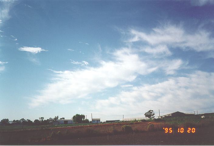 altostratus altostratus_cloud : Schofields, NSW   20 October 1995