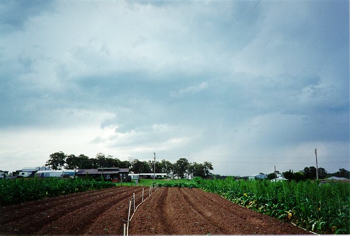 cumulonimbus thunderstorm_base : Schofields, NSW   28 October 1995