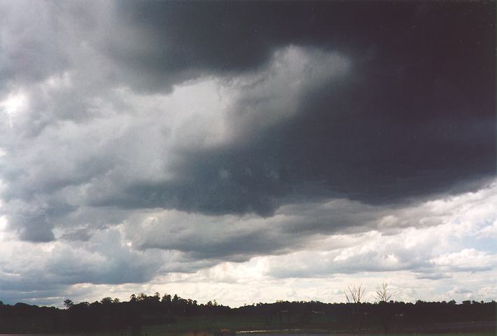 cumulonimbus thunderstorm_base : Cobbity, NSW   18 November 1995