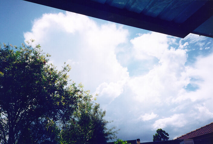 thunderstorm cumulonimbus_incus : Oakhurst, NSW   18 November 1995