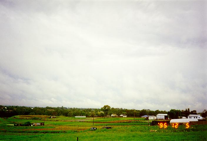 nimbostratus nimbostratus_cloud : Schofields, NSW   5 December 1995