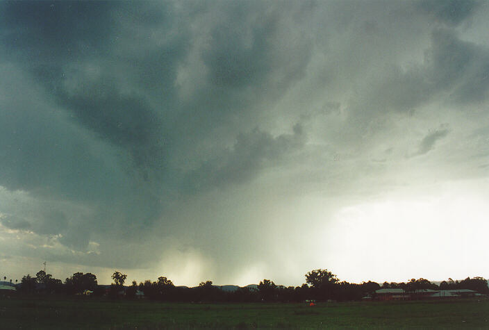 cumulonimbus thunderstorm_base : Richmond, NSW   5 February 1996