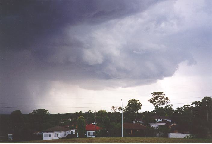 cumulonimbus thunderstorm_base : Kings Langley, NSW   27 February 1996