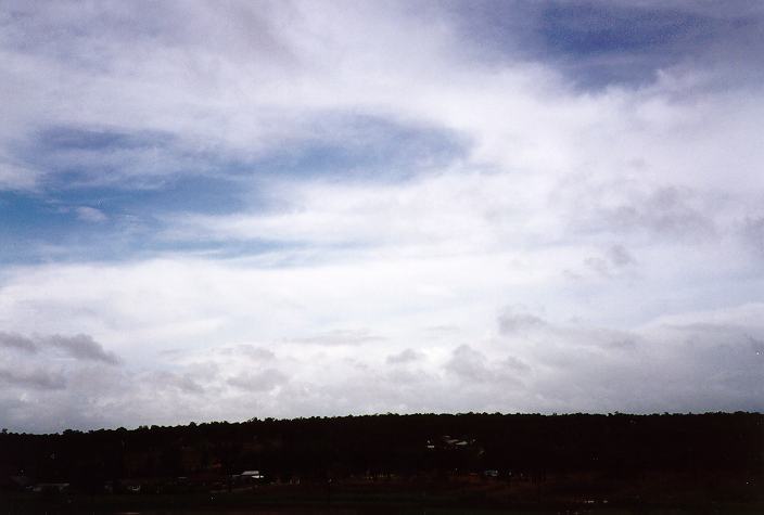 stratus stratus_cloud : Schofields, NSW   4 May 1996