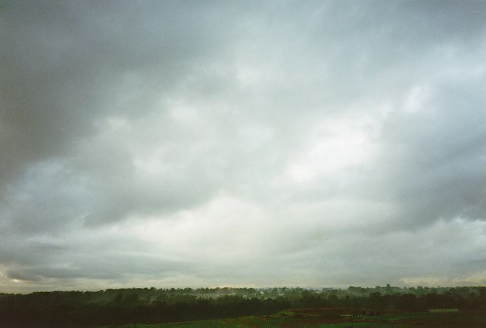 stratocumulus stratocumulus_cloud : Schofields, NSW   11 June 1996