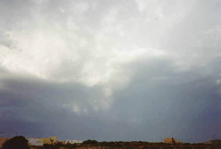cumulonimbus thunderstorm_base : Malta   22 August 1996