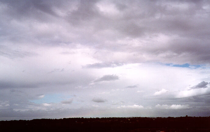stratocumulus stratocumulus_cloud : Schofields, NSW   18 November 1996
