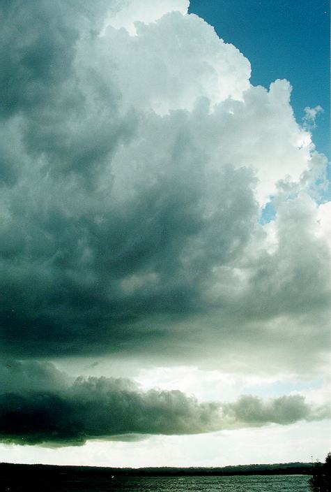 cumulonimbus thunderstorm_base : Ballina, NSW   31 December 1996