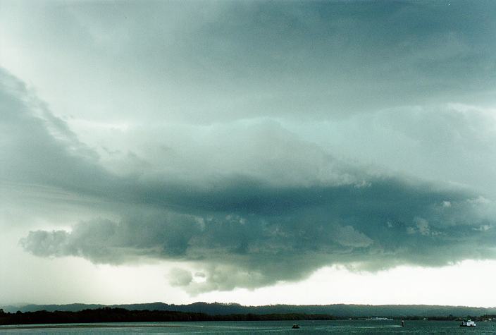 cumulonimbus thunderstorm_base : Ballina, NSW   31 December 1996