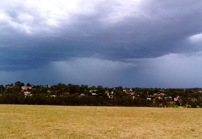 cumulonimbus thunderstorm_base : Rooty Hill, NSW   7 January 1997