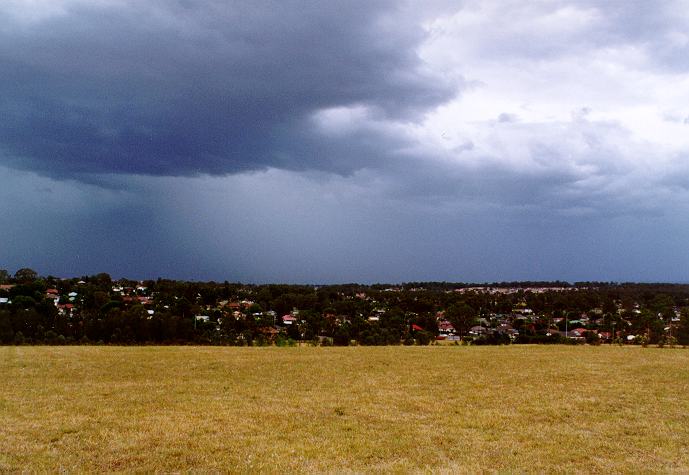 cumulonimbus thunderstorm_base : Rooty Hill, NSW   7 January 1997