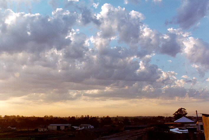 altocumulus castellanus : Schofields, NSW   9 February 1997