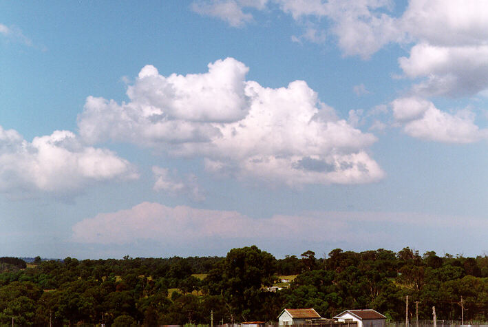 thunderstorm cumulonimbus_incus : Schofields, NSW   23 March 1997