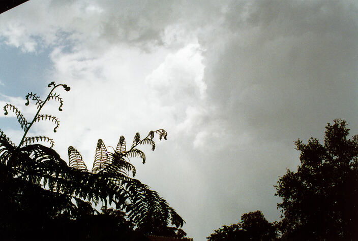 thunderstorm cumulonimbus_incus : Oakhurst, NSW   20 September 1997