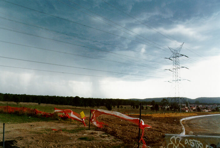 cumulonimbus thunderstorm_base : Glenmore Park, NSW   27 October 1997