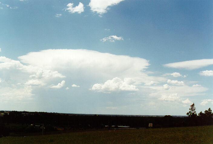 thunderstorm cumulonimbus_incus : Rooty Hill, NSW   27 October 1997