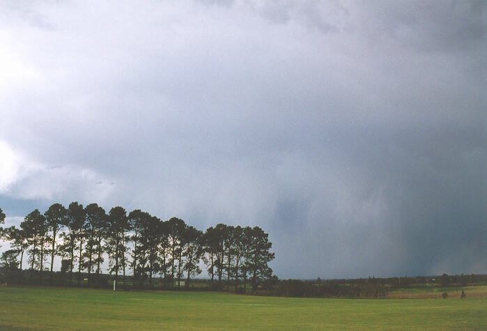 raincascade precipitation_cascade : Freemans Reach, NSW   27 October 1997