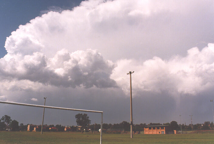 cumulonimbus supercell_thunderstorm : St Marys, NSW   12 November 1997