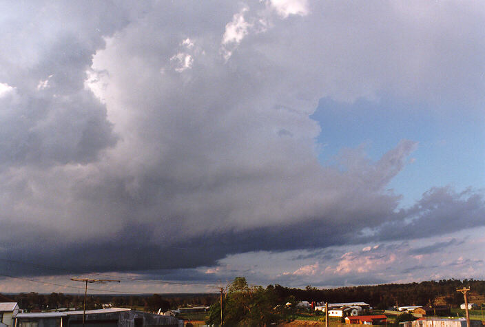 cumulonimbus thunderstorm_base : Schofields, NSW   15 November 1997