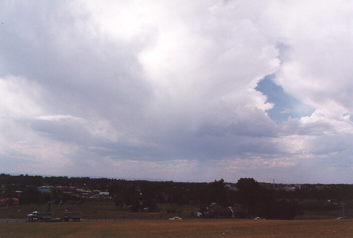 thunderstorm cumulonimbus_incus : Rooty Hill, NSW   26 November 1997