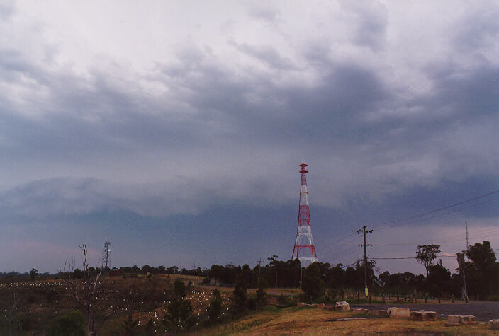 cumulonimbus thunderstorm_base : Horsley Park, NSW   26 November 1997