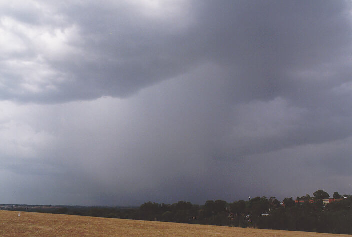 raincascade precipitation_cascade : Rooty Hill, NSW   19 December 1997