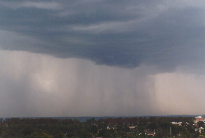 raincascade precipitation_cascade : Rooty Hill, NSW   19 December 1997