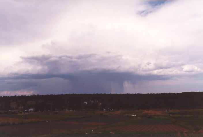 raincascade precipitation_cascade : Schofields, NSW   21 December 1997