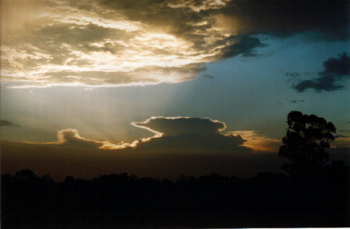 sunset sunset_pictures : Schofields, NSW   4 January 1998