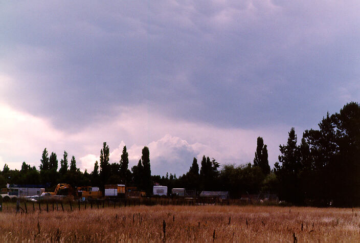 thunderstorm cumulonimbus_incus : Armidale, NSW   19 January 1998