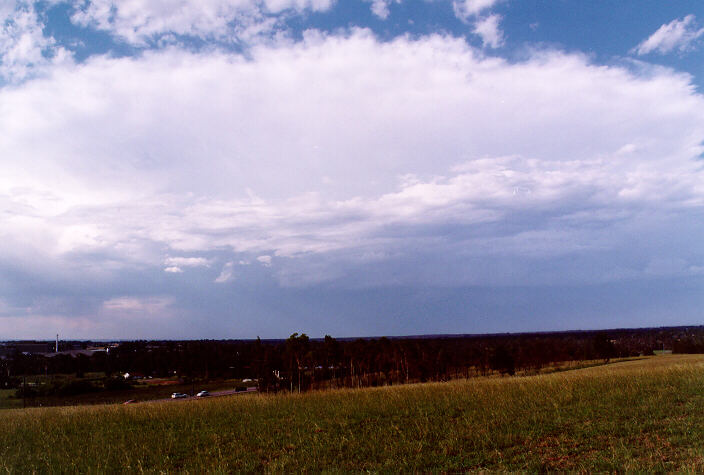 thunderstorm cumulonimbus_incus : Rooty Hill, NSW   15 February 1998