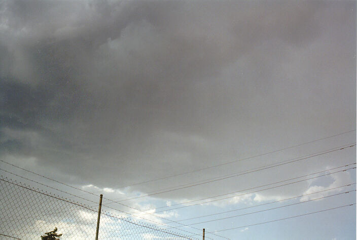 cumulonimbus thunderstorm_base : Prospect, NSW   15 February 1998