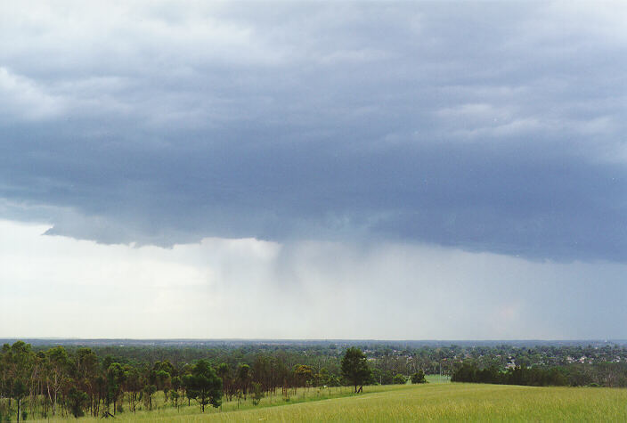 raincascade precipitation_cascade : Rooty Hill, NSW   15 February 1998