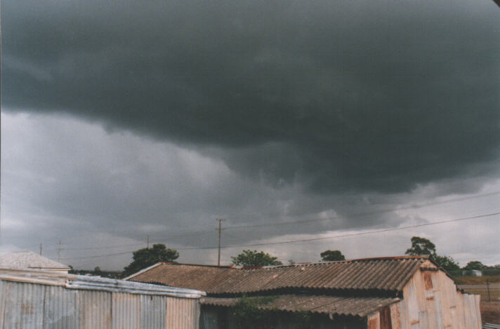 cumulonimbus thunderstorm_base : Schofields, NSW   10 October 1998