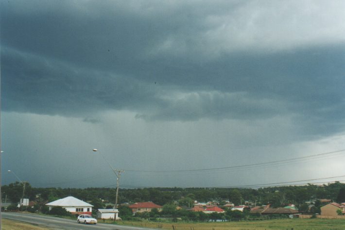 raincascade precipitation_cascade : Rooty Hill, NSW   26 October 1998