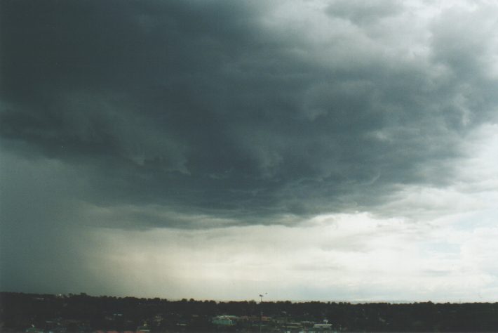 raincascade precipitation_cascade : Rooty Hill, NSW   26 October 1998