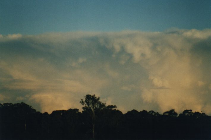 thunderstorm cumulonimbus_incus : Oakhurst, NSW   27 October 1998