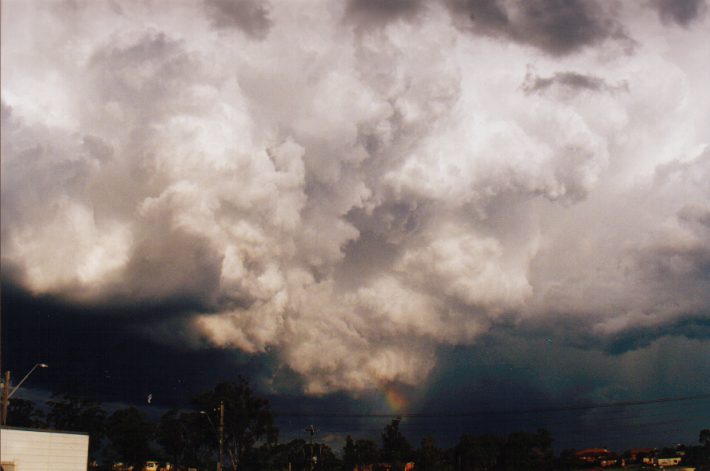 thunderstorm cumulonimbus_incus : The Cross Roads, NSW   13 November 1998