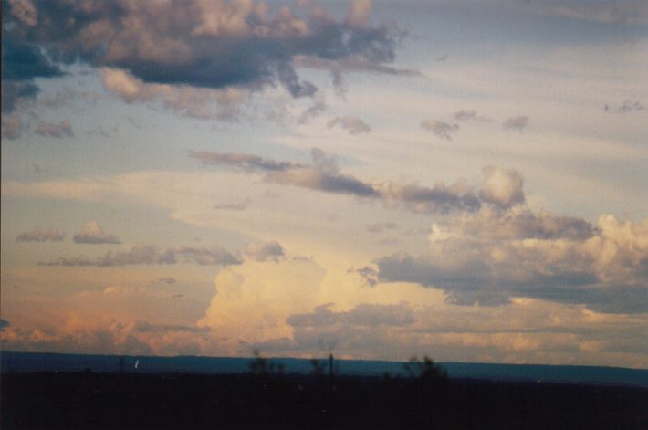 thunderstorm cumulonimbus_incus : Horsley Park, NSW   13 November 1998