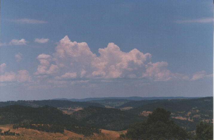 thunderstorm cumulonimbus_calvus : Lithgow, NSW   13 December 1998