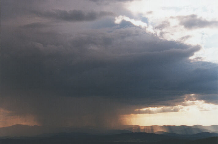 raincascade precipitation_cascade : Canberra, ACT   2 January 1999