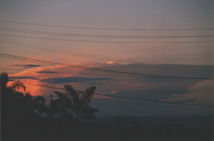 thunderstorm cumulonimbus_incus : Schofields, NSW   3 January 1999