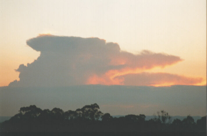 sunset sunset_pictures : Schofields, NSW   3 January 1999