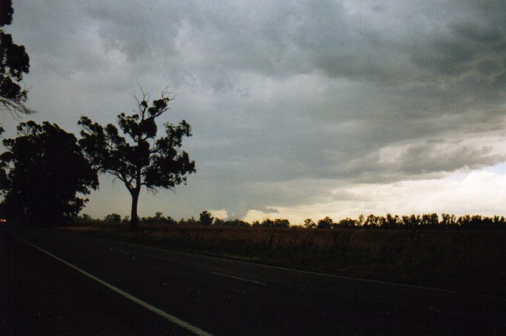 wallcloud thunderstorm_wall_cloud : NW of Gunnedah, NSW   30 January 1999