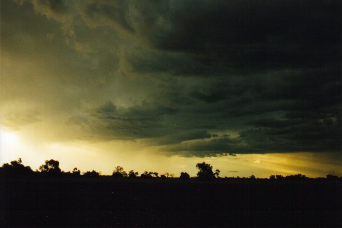 sunset sunset_pictures : W of Moree, NSW   30 January 1999