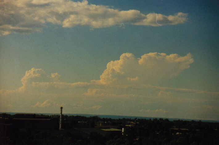 thunderstorm cumulonimbus_incus : Rooty Hill, NSW   3 March 1999