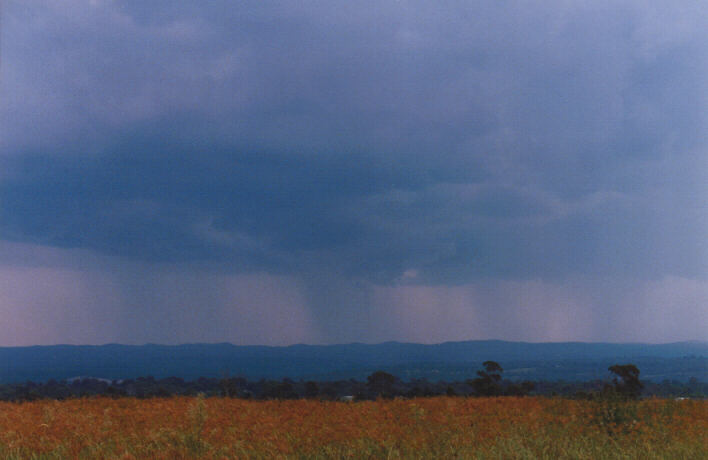 cumulonimbus thunderstorm_base : Luddenham, NSW   13 March 1999