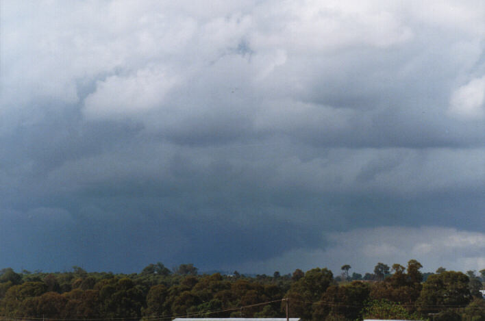 cumulonimbus thunderstorm_base : Schofields, NSW   11 April 1999