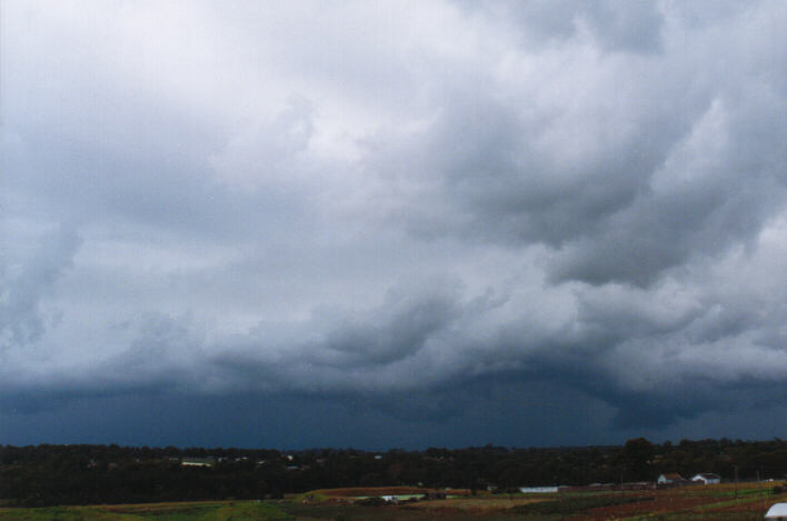 cumulonimbus thunderstorm_base : Schofields, NSW   11 April 1999