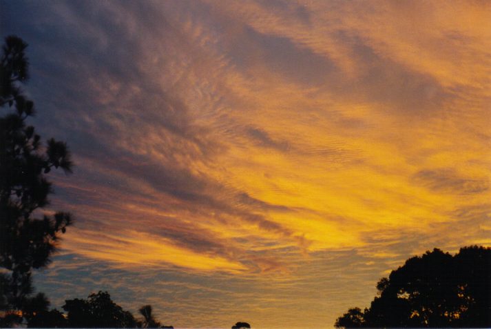sunset sunset_pictures : Wollongbar, NSW   31 May 1999
